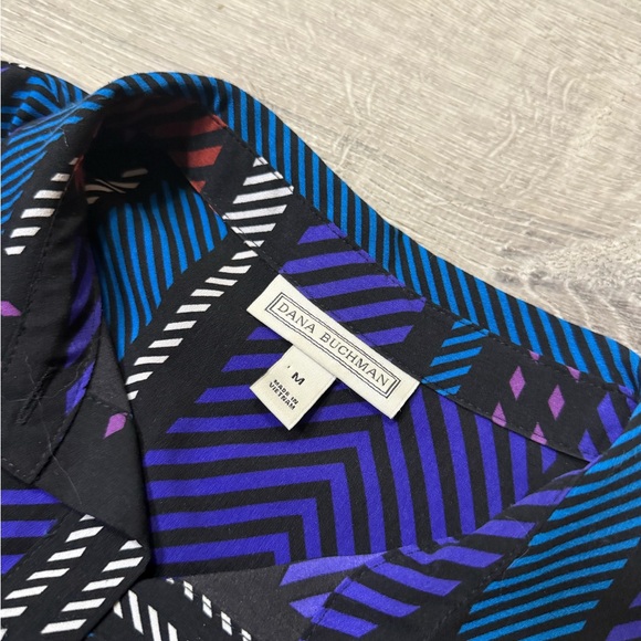 •DANA BUCHMAN• MULTICOLOR BUTTON UP - Picture 4 of 6